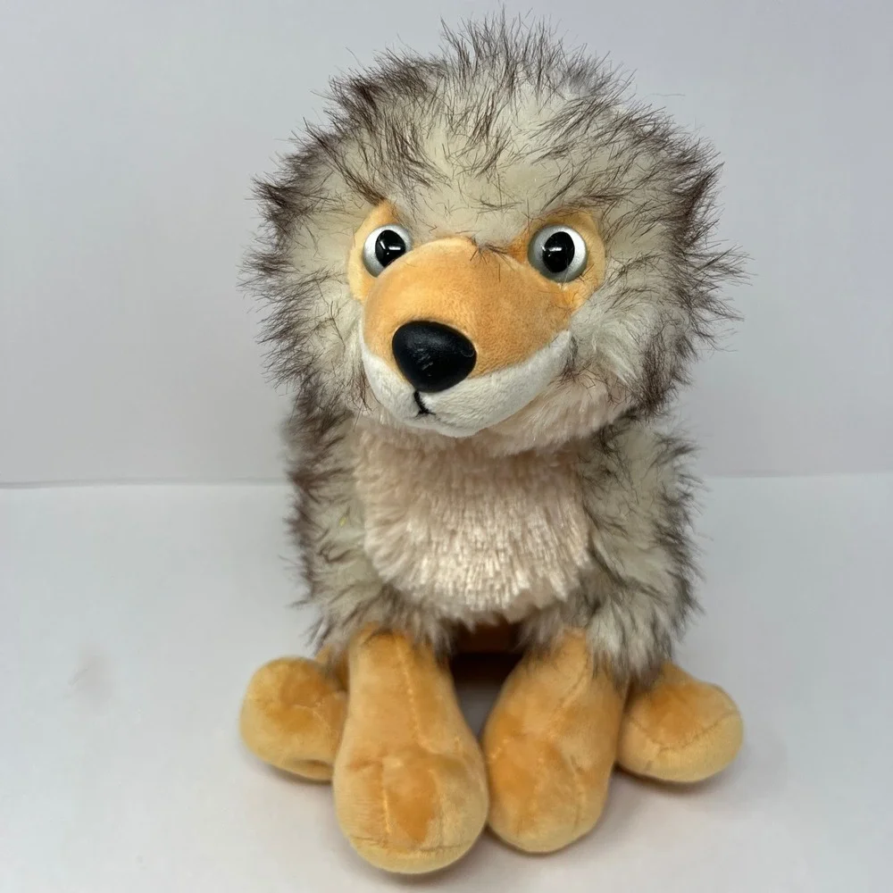 The Petting Zoo Wild Ones Coyote Plush 12 Inch Brown Tan Recycled Stuffed Toy